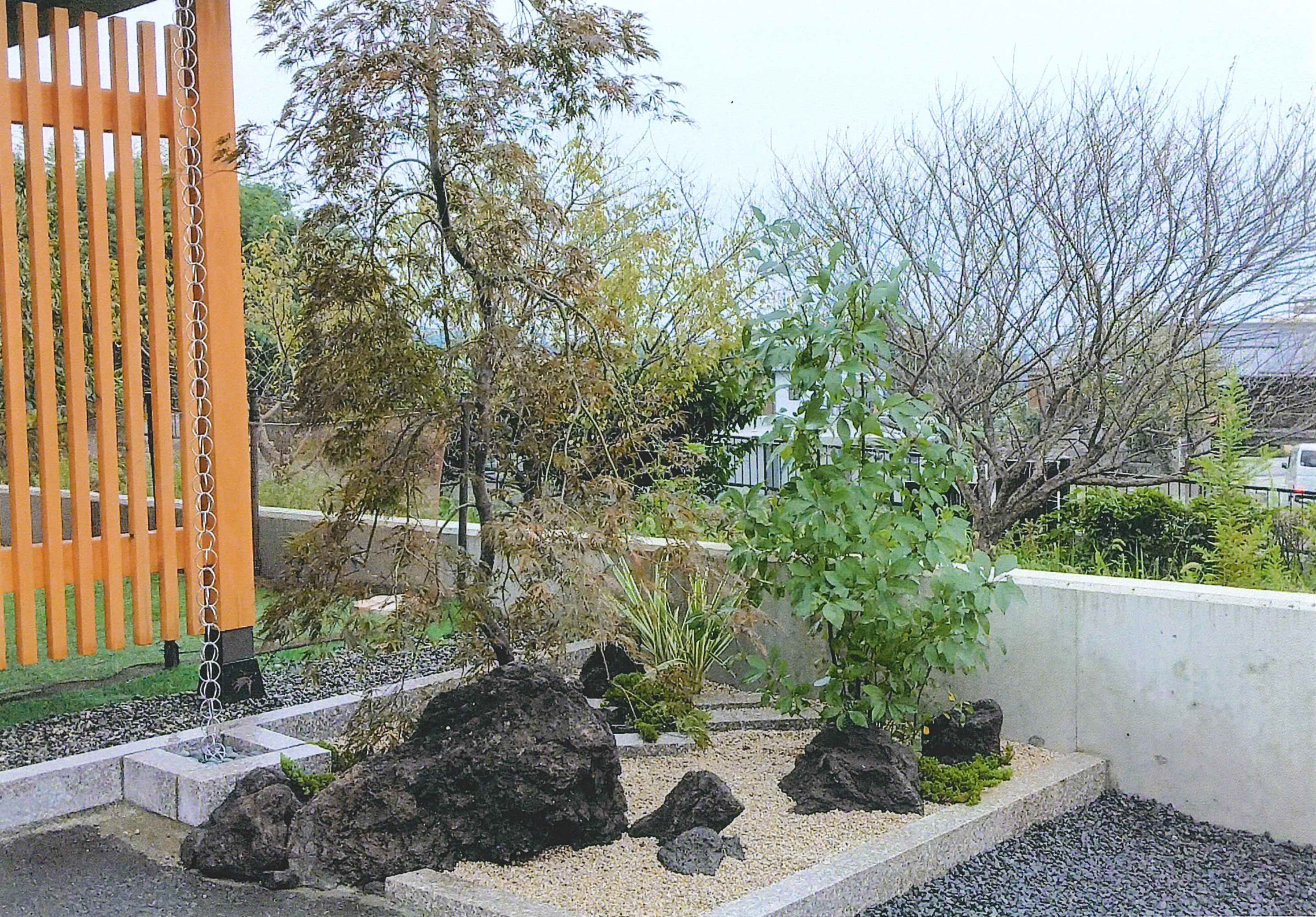 溝口造園・庭・アプローチ・石畳・敷石・おしゃれ・洋風＆和風