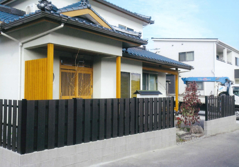 溝口造園・庭・アプローチ・石畳・敷石・おしゃれ・洋風,和モダン