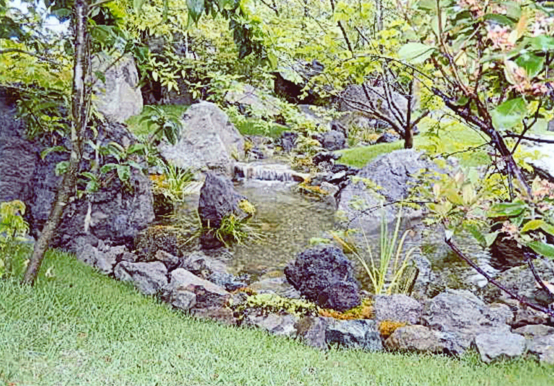 溝口造園　庭木・岩・庭・川・癒し・芝
